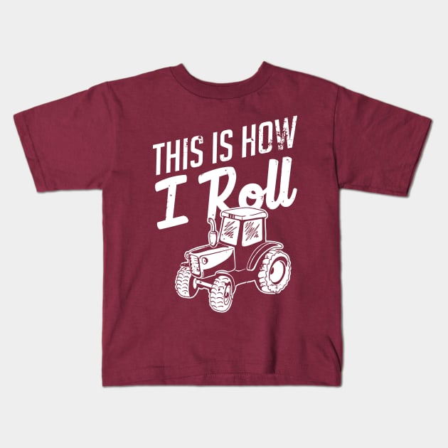 This is how I roll (white) Kids T-Shirt by nektarinchen